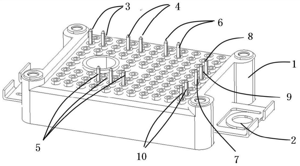 Packaging structure of silicon carbide Vienna rectifier half-bridge module