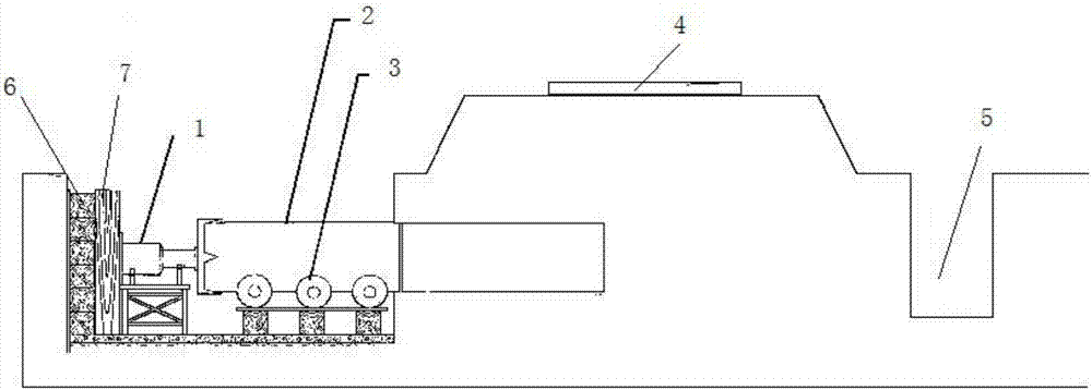 Bidirectional drilling construction method of non-demolition water drill for pipe-jacking in solid rock sections