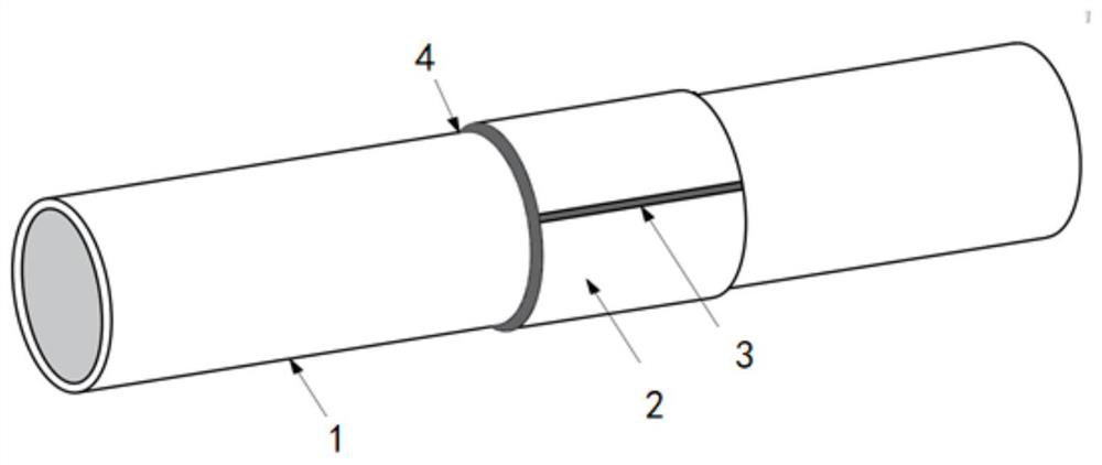 Method for calculating thickness of B-type sleeve for repairing circumferential weld crack defects of oil and gas pipeline