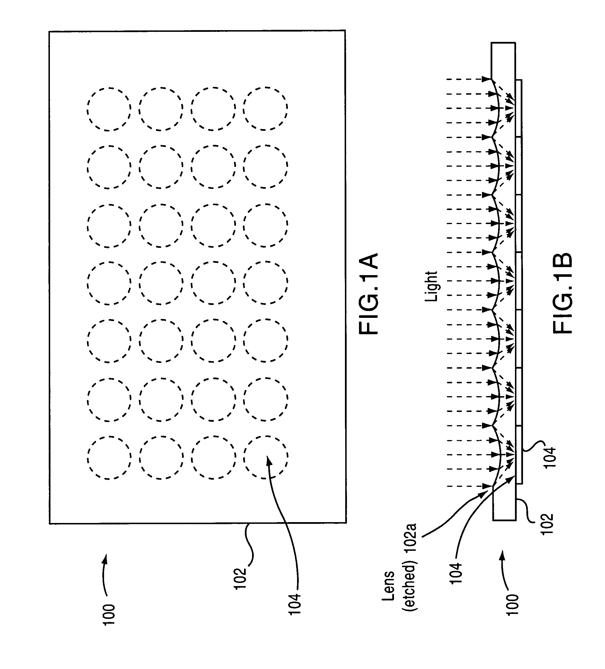 Monolithic image perception device and method