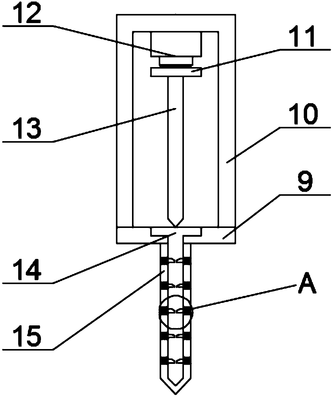 Potting soil loosening device