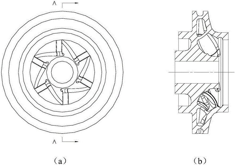 Integral manufacturing method of S-04/S-08 high-strength stainless steel three-dimensional flow shrouded impeller