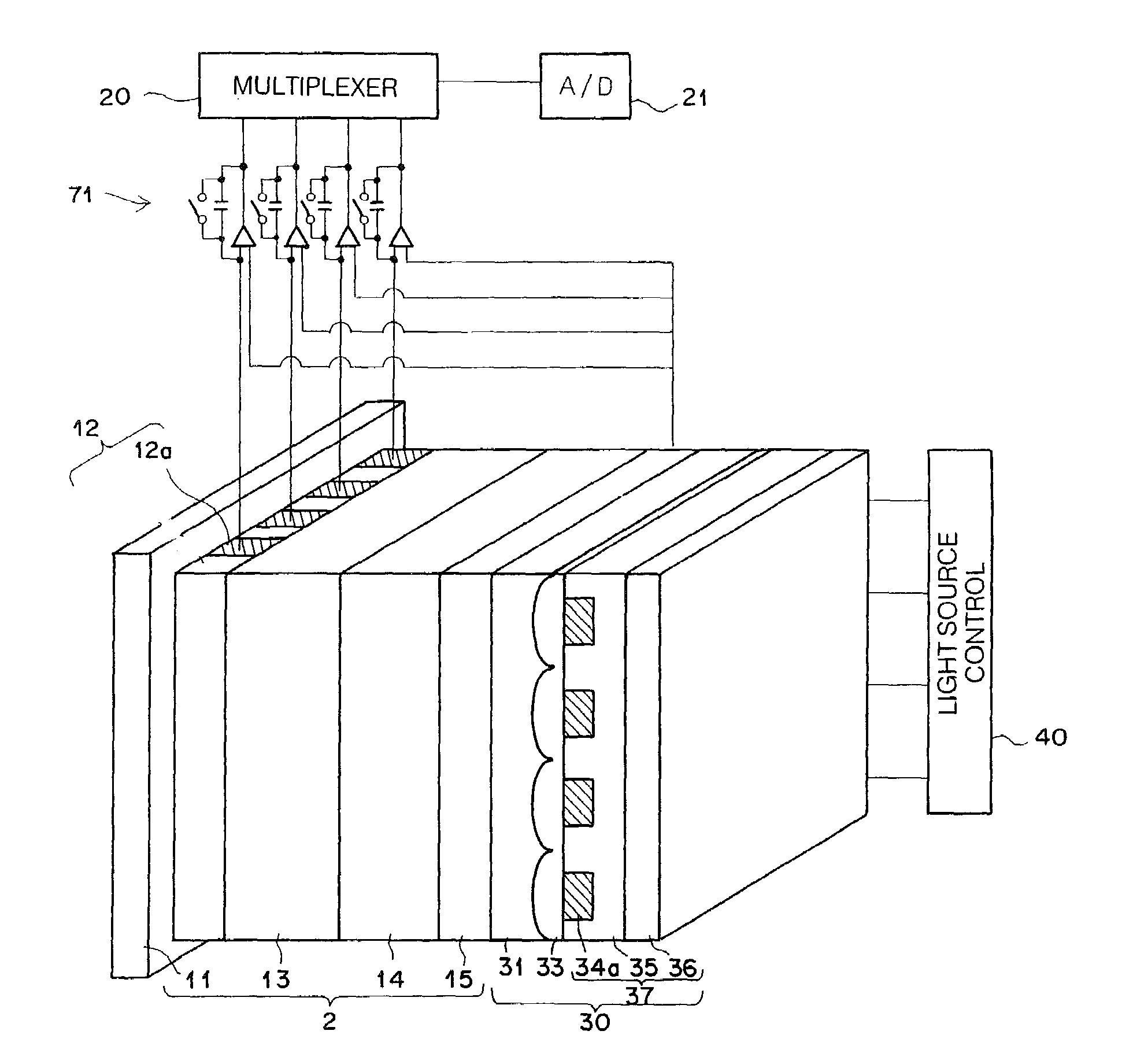 Photodetector having an electrostatic recording body and photodetecting method thereof