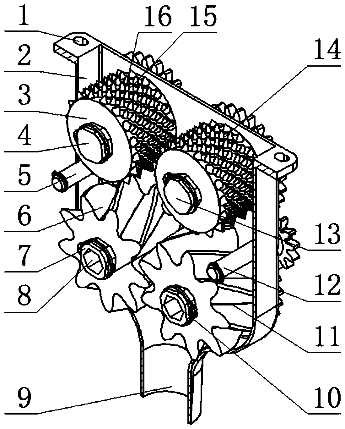 Breaking anti-blockage uniform application fertilizer apparatus with multi-stage breaking function