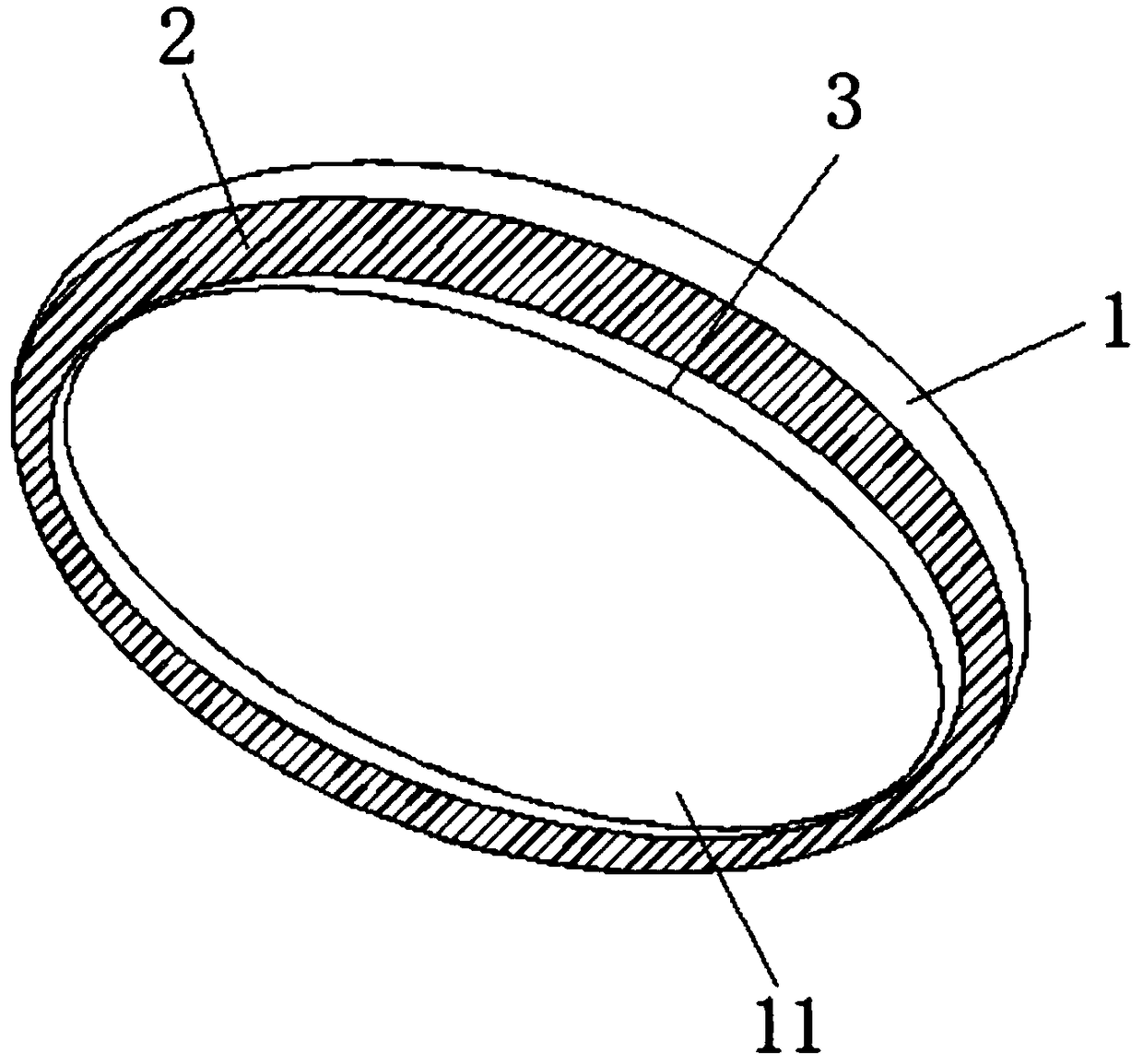 Embedded shading plate type optical lens