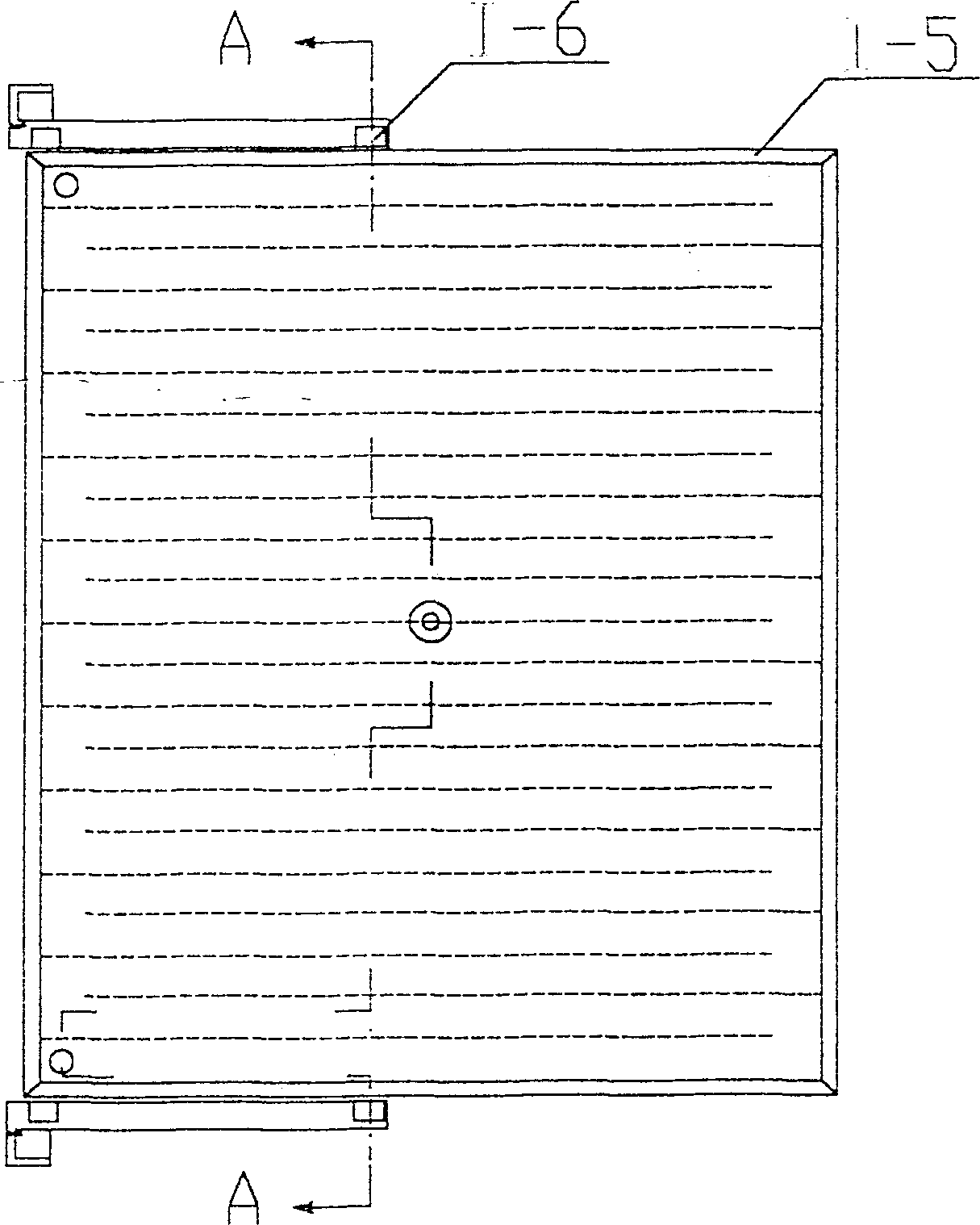 Window type solar plastic heat collector