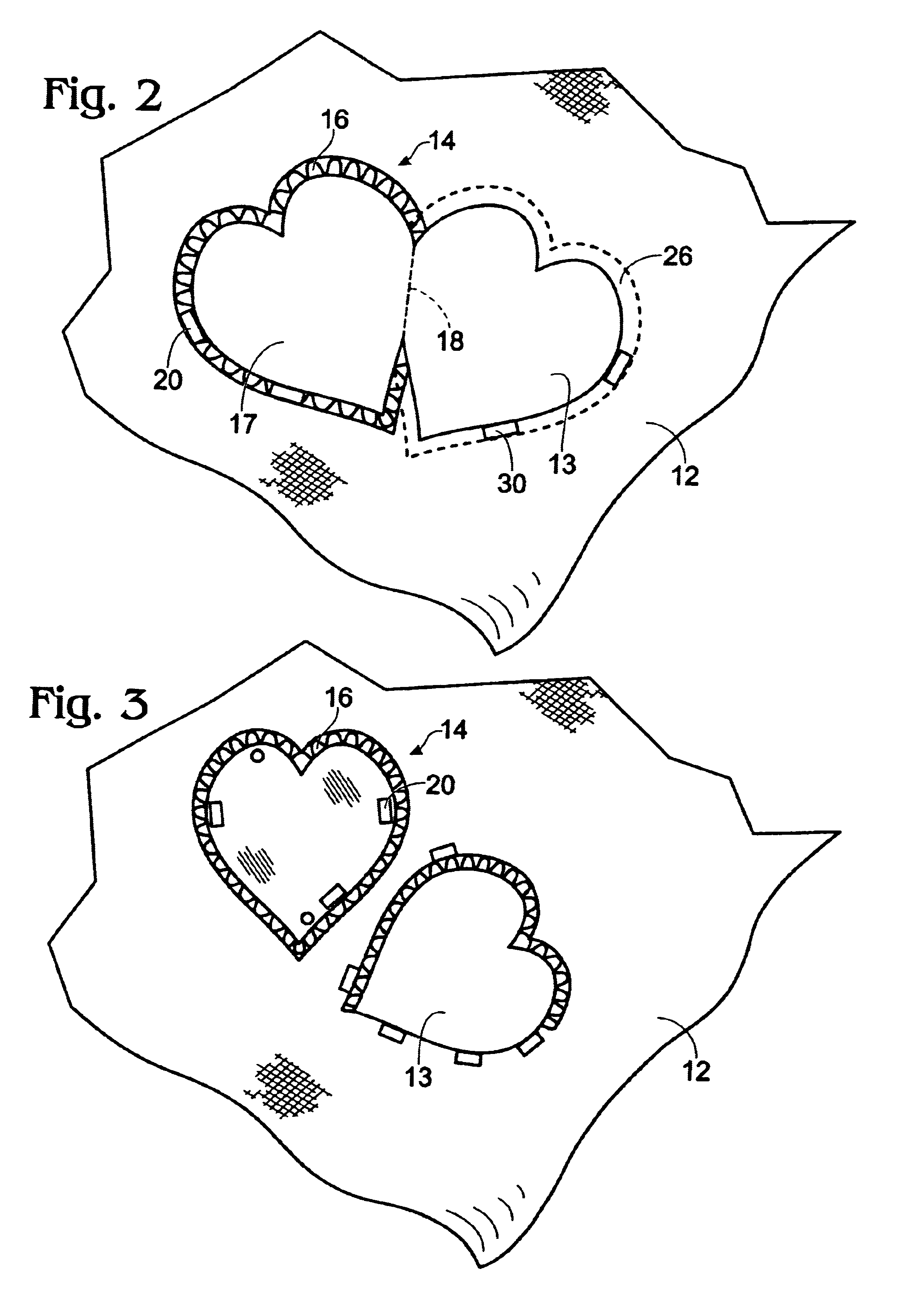 Bedding with multiple overlays and openings