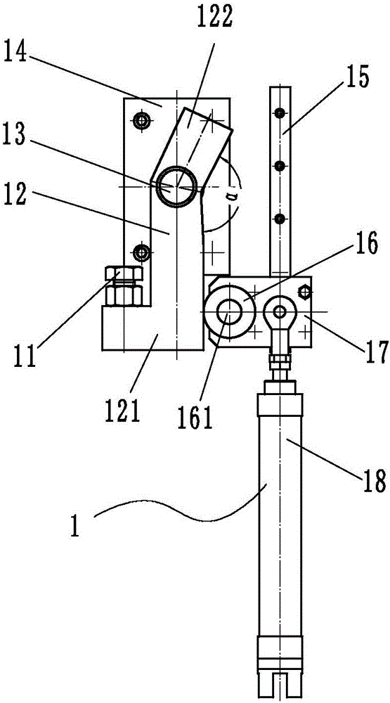 Bucket-descending-preventing protection device of mixer