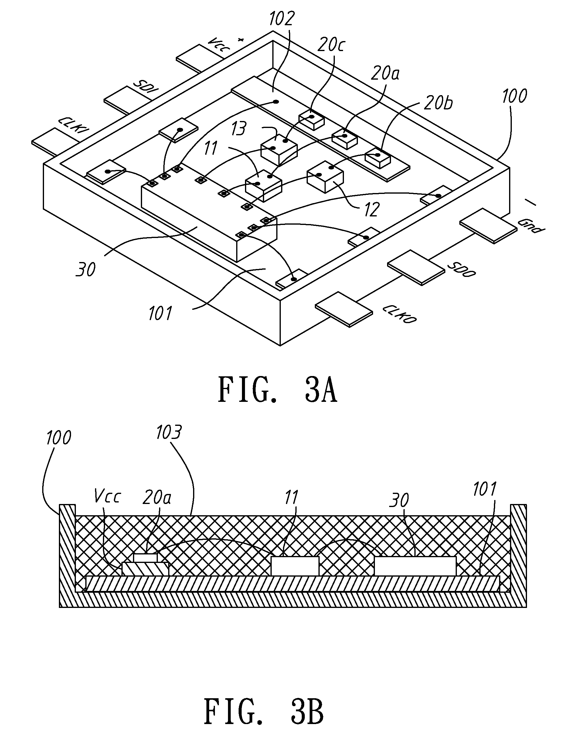 Single full-color LED with driving mechanism