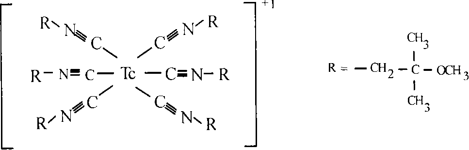 **TC*N nucleus marked dithiocarbamate complex, preparing method and application of the same