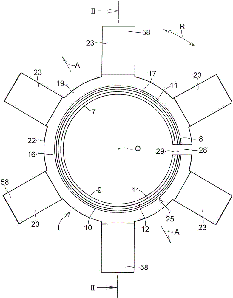 Bearing bush and pedal device with said bearing bush