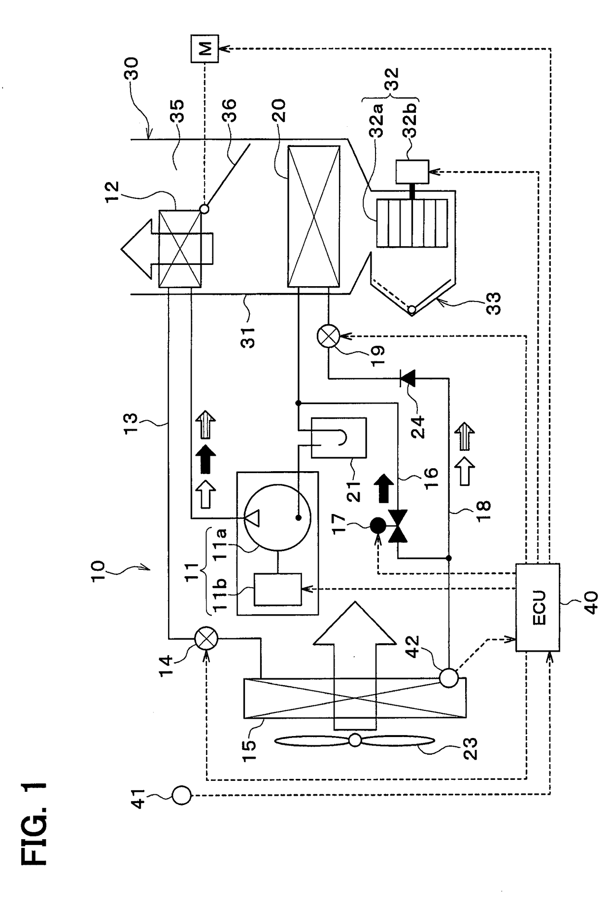 Air conditioning device for vehicle