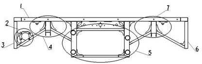 Frame for unmanned drive-by-wire chassis