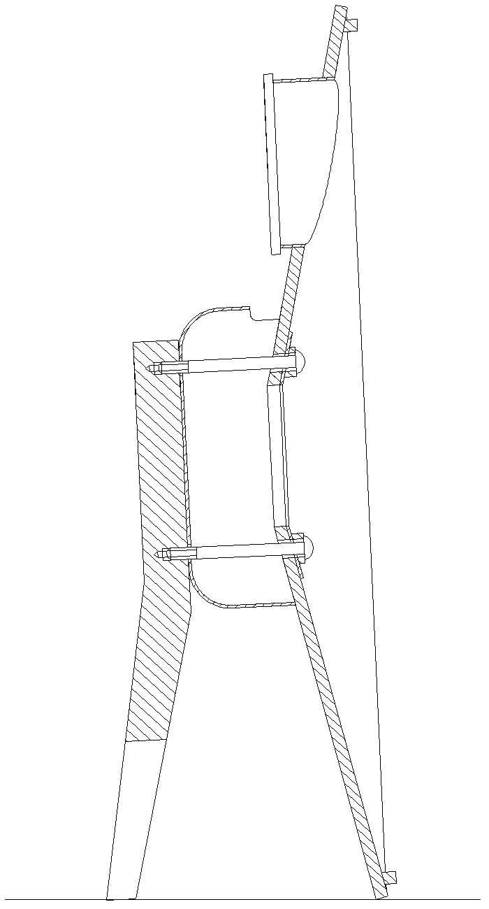 Pot with Y-shaped handle and pot lid with Y-shaped handle