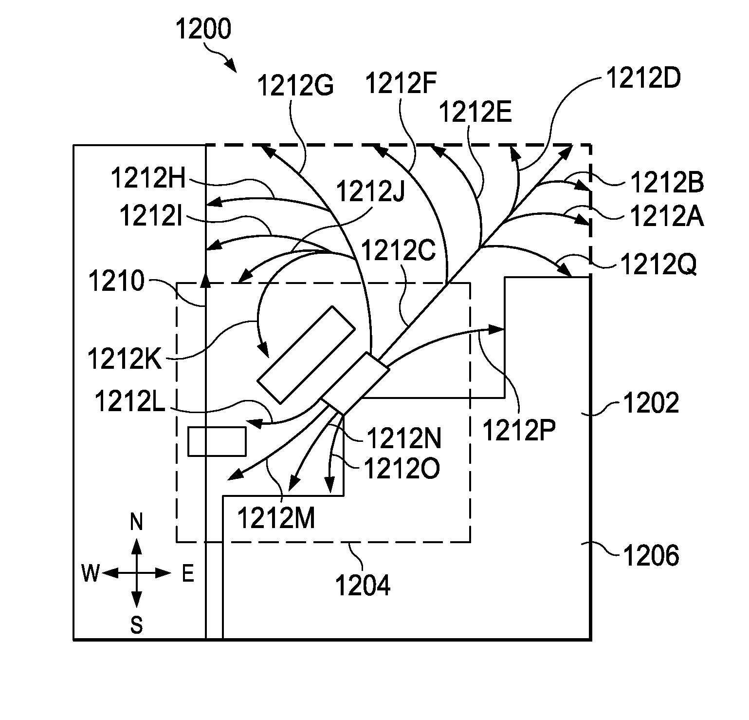 Aircraft emergency landing route system