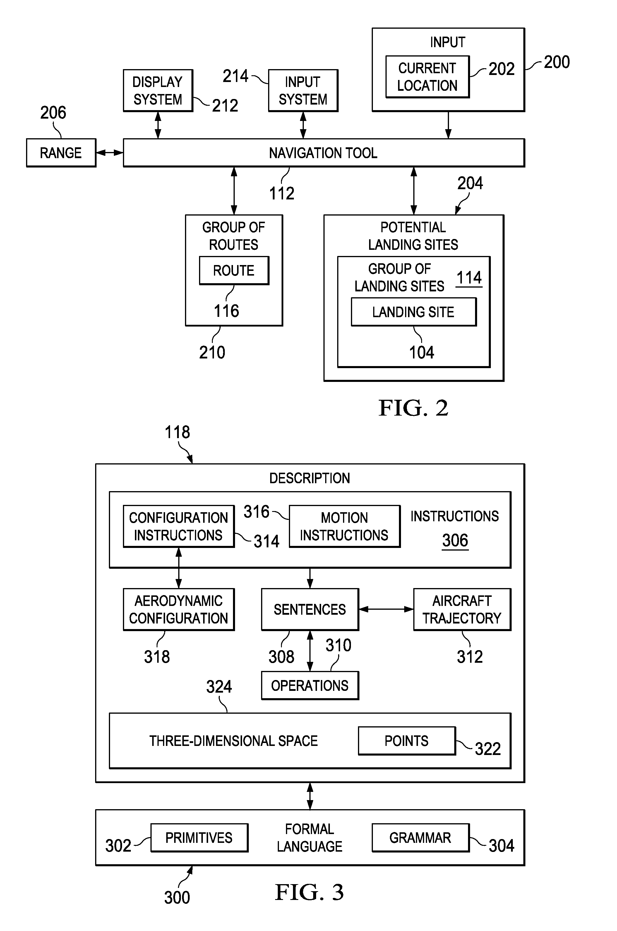 Aircraft emergency landing route system