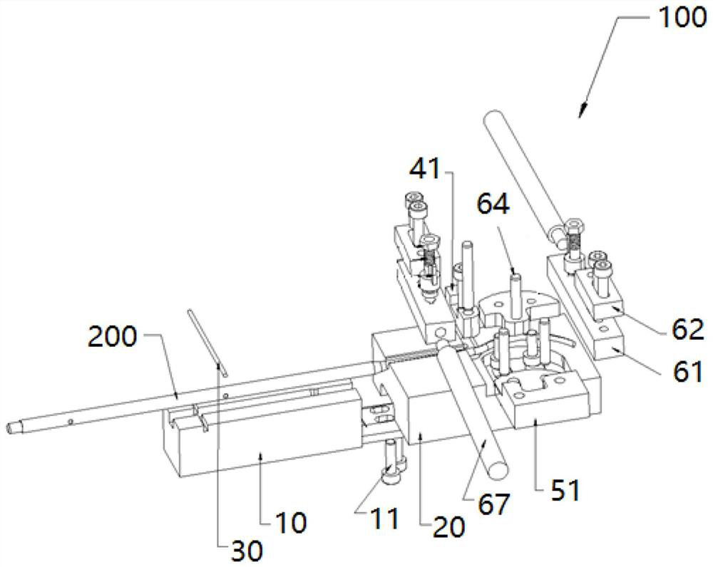 Bending tool for cartilage cone under microscope in ankle joint operation of sports medicine