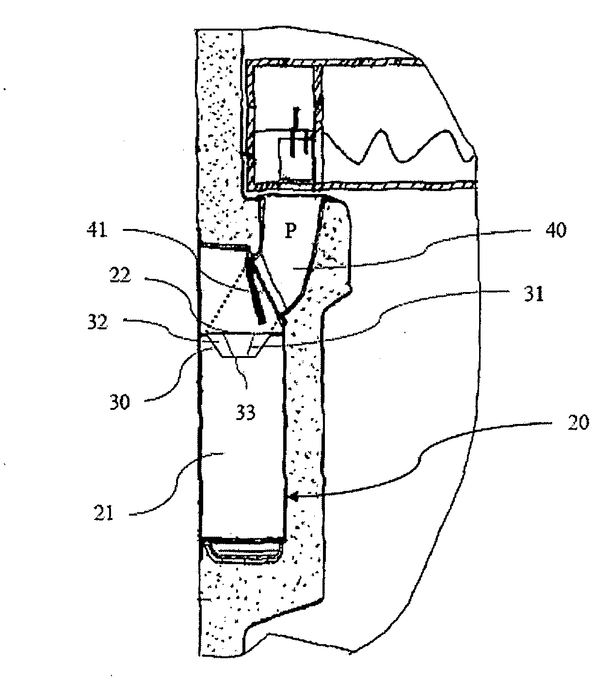 Refrigerating appliance and distribution system for refrigerating appliance