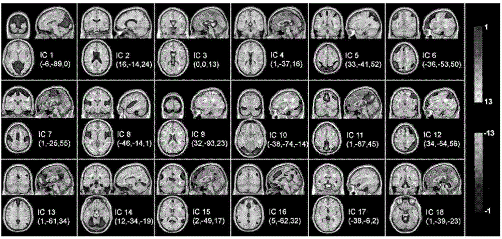 Individual brain function network extraction method suitable for multi-subject brain function data analysis