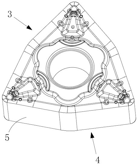 Special variable-edge type indexable turning tool blade for steel