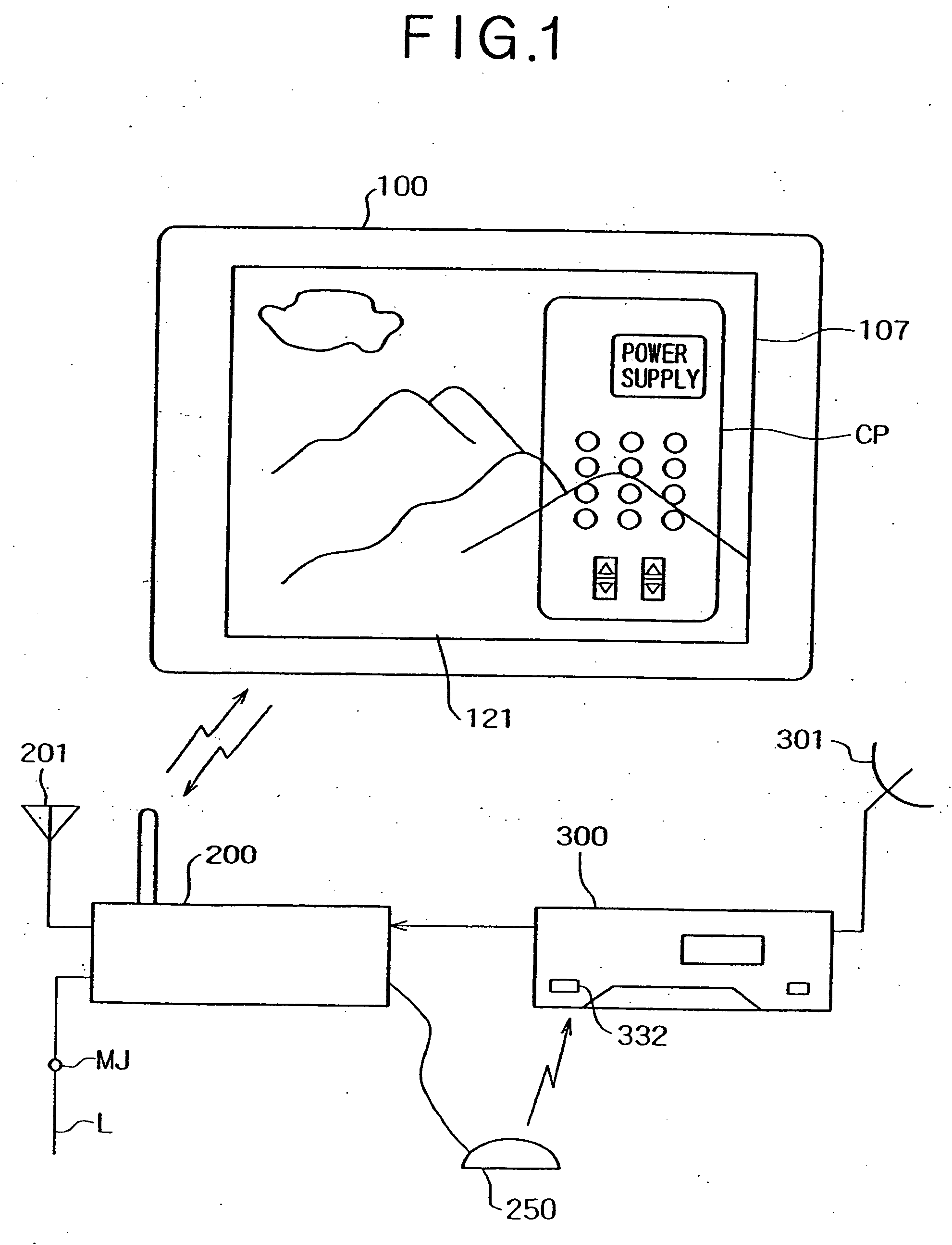 Bi-directional communication system, display apparatus, base apparatus and bi-directional communication method