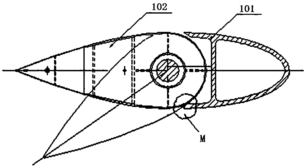 Matching detection device for rudder arm and rudder blade and manufacturing method for rudder arm and rudder blade