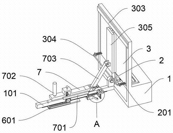 A publication reading display device based on anti-damage of reading publications