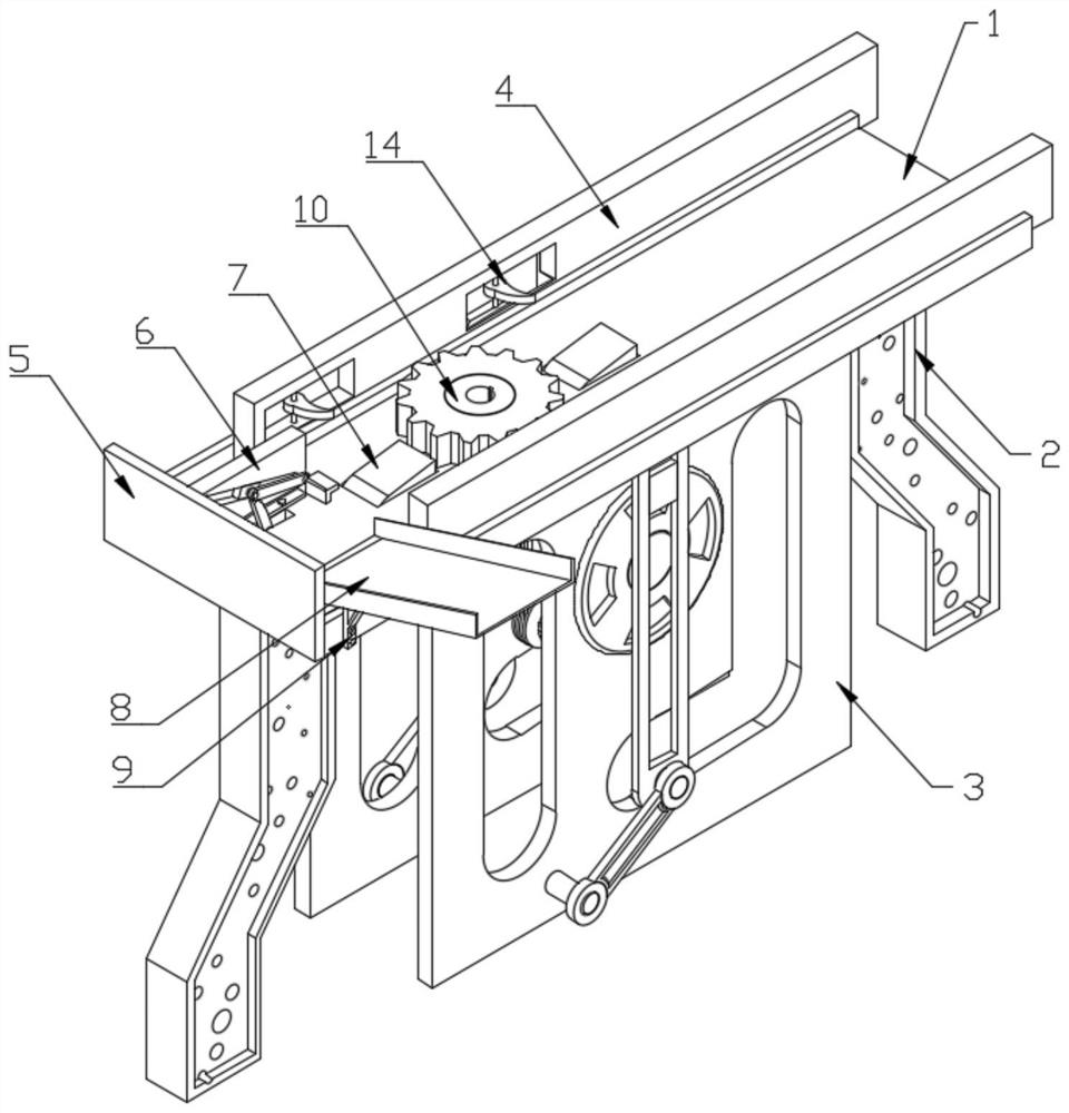 Warm precision forging forming conveying equipment for gear