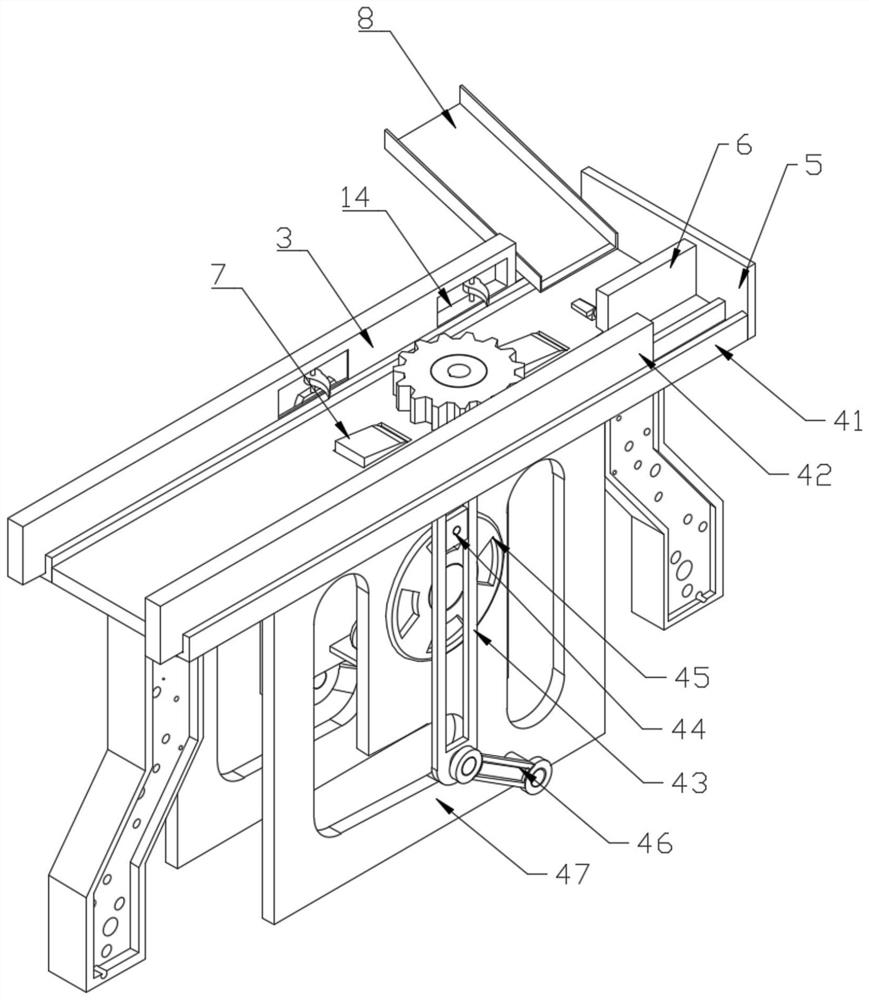 Warm precision forging forming conveying equipment for gear