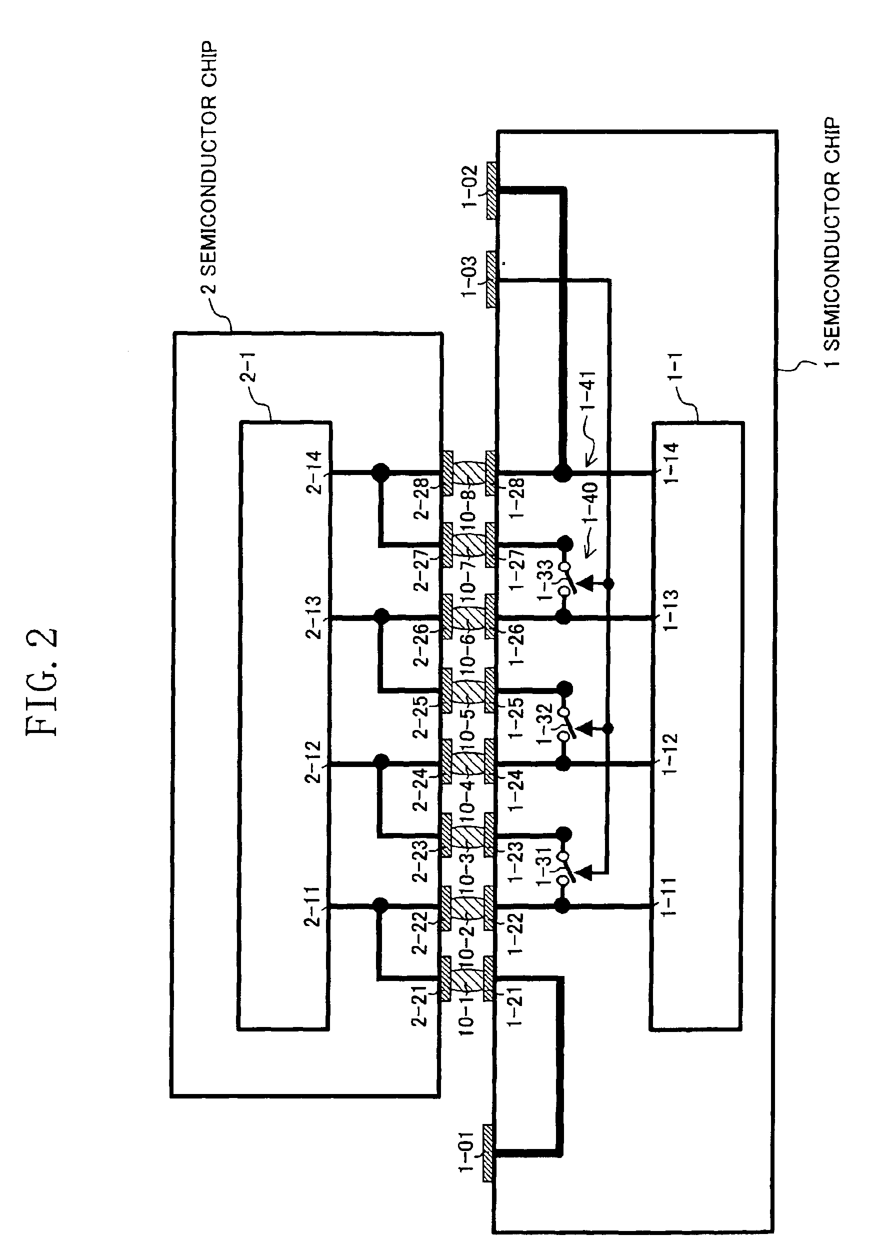 Multi-chip module, semiconductor chip, and interchip connection test method for multi-chip module