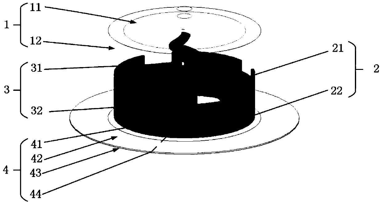 Multimode satellite navigation helical antenna based on liquid metal