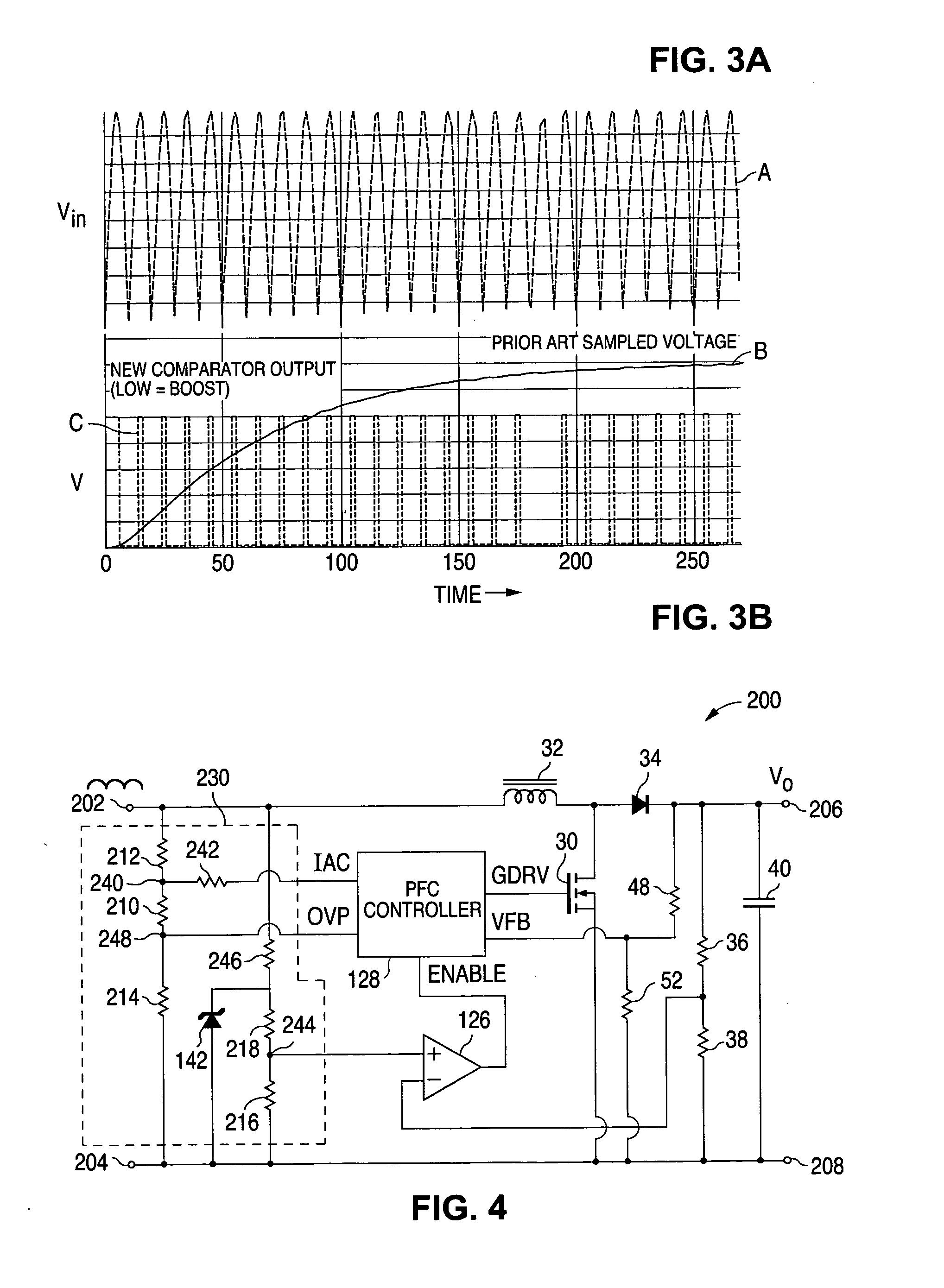 Real-time voltage detection and protection circuit for PFC boost converters