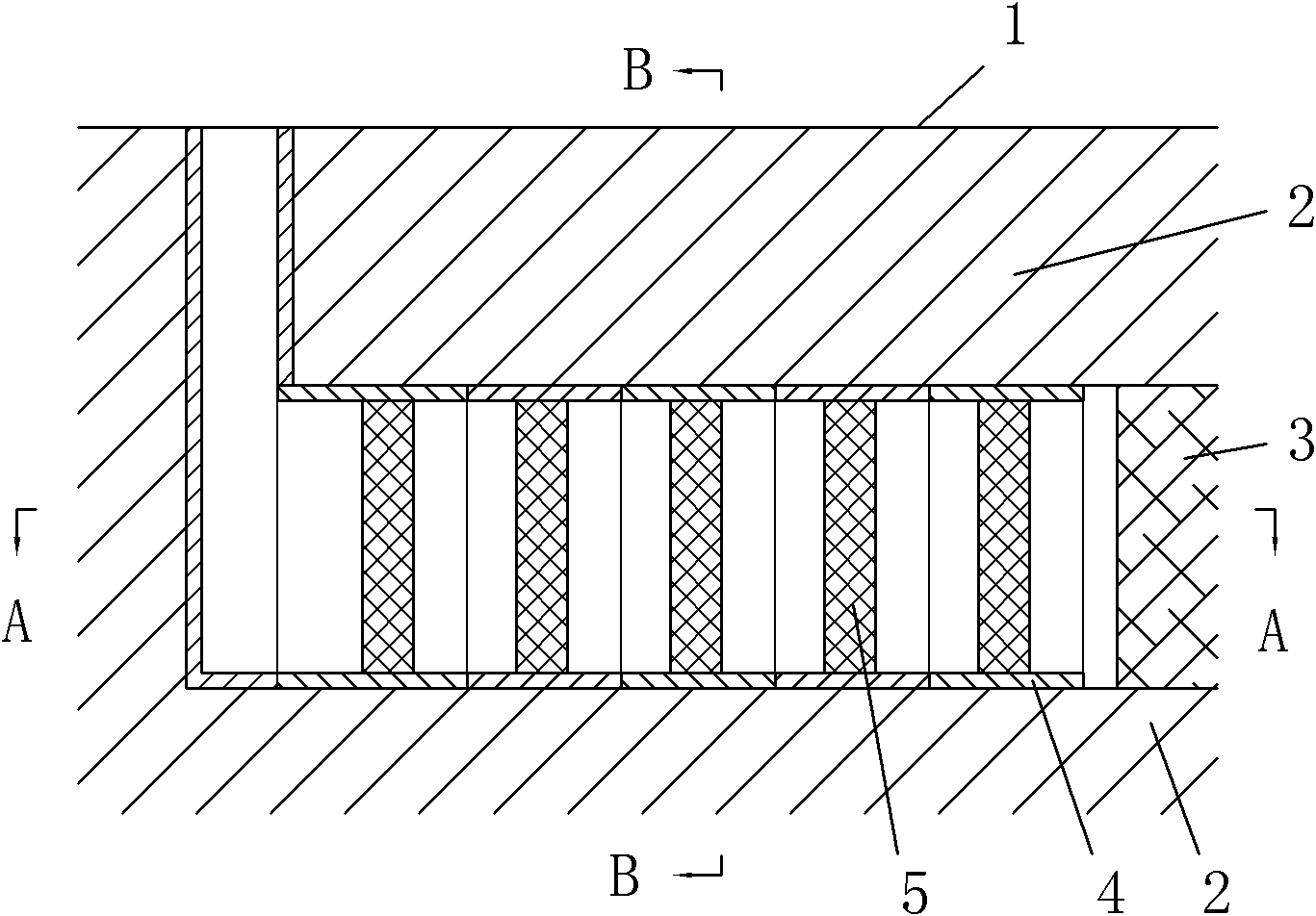 Mining method for ore bed