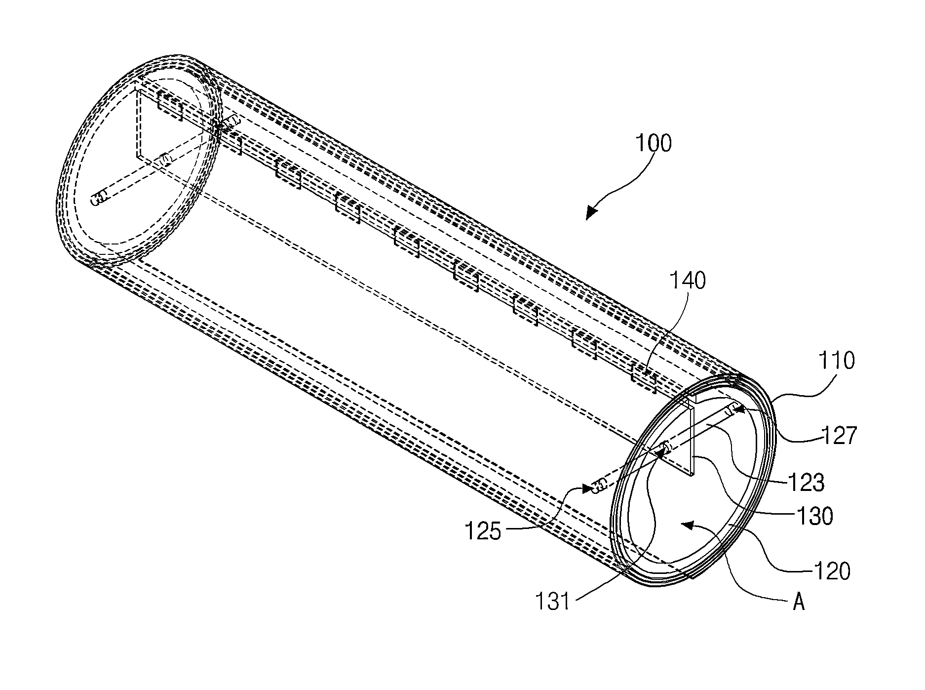 Rollable display device