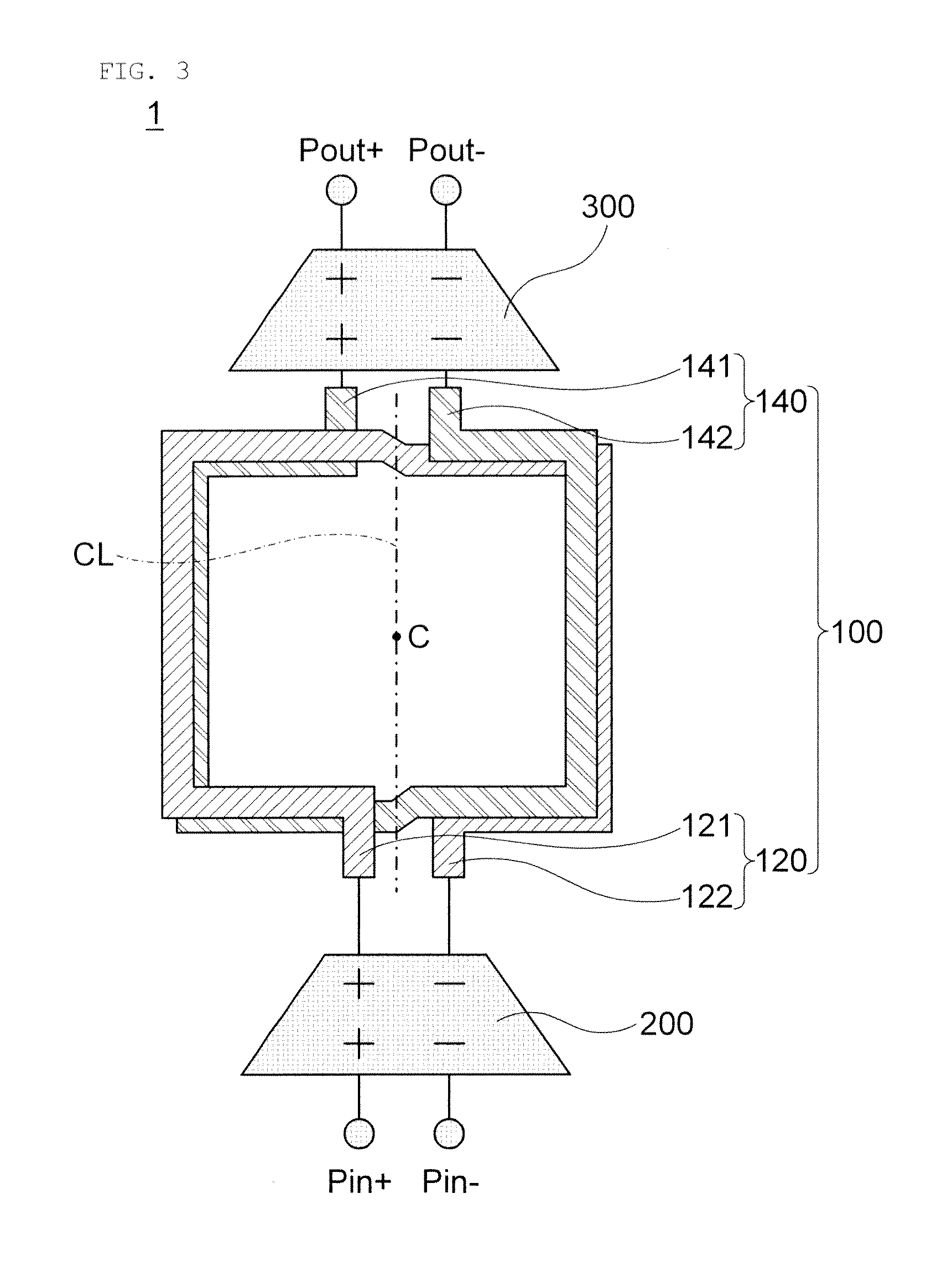 Transformer and CMOS power amplifier including the same