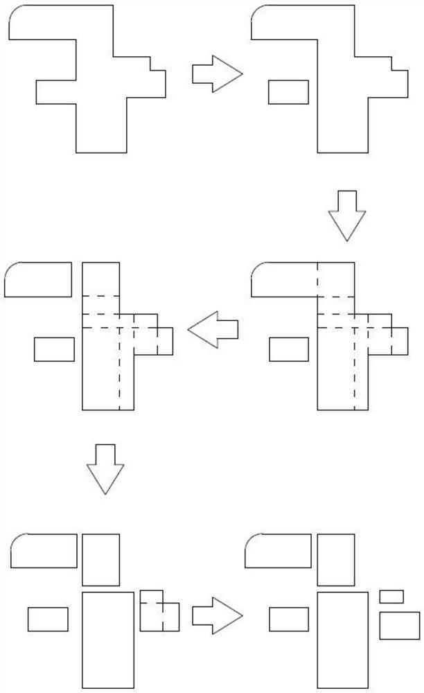 Method and system for pretreating plate waste through laser cutting based on 2D vision