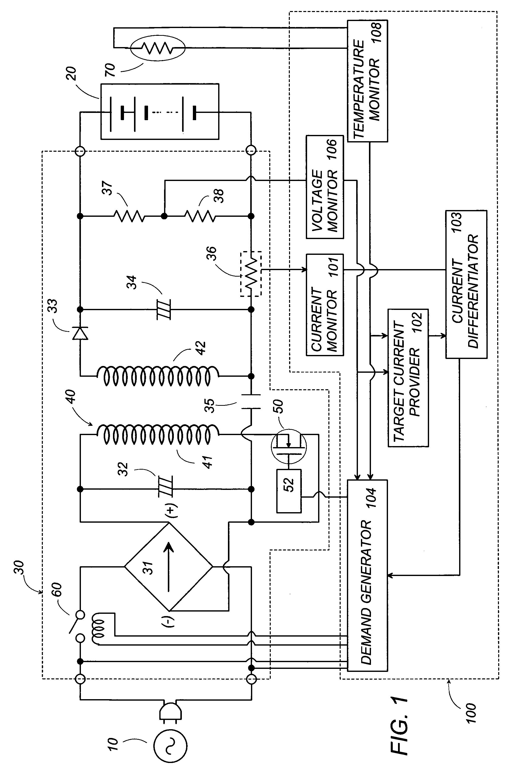 Constant-current battery charger