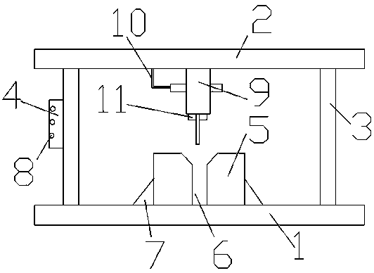 Line pressing fixture