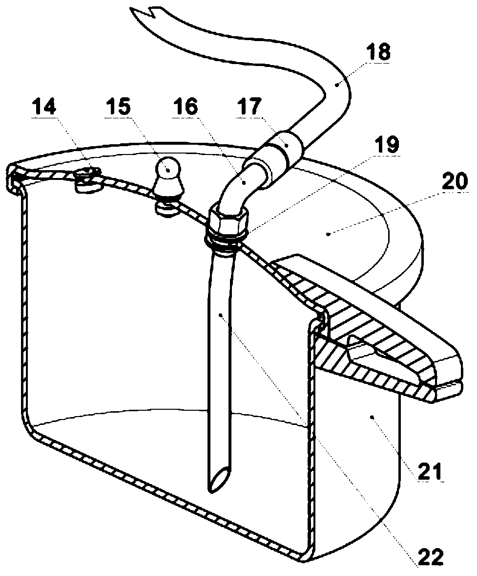 Engine waste heat extraction device and method