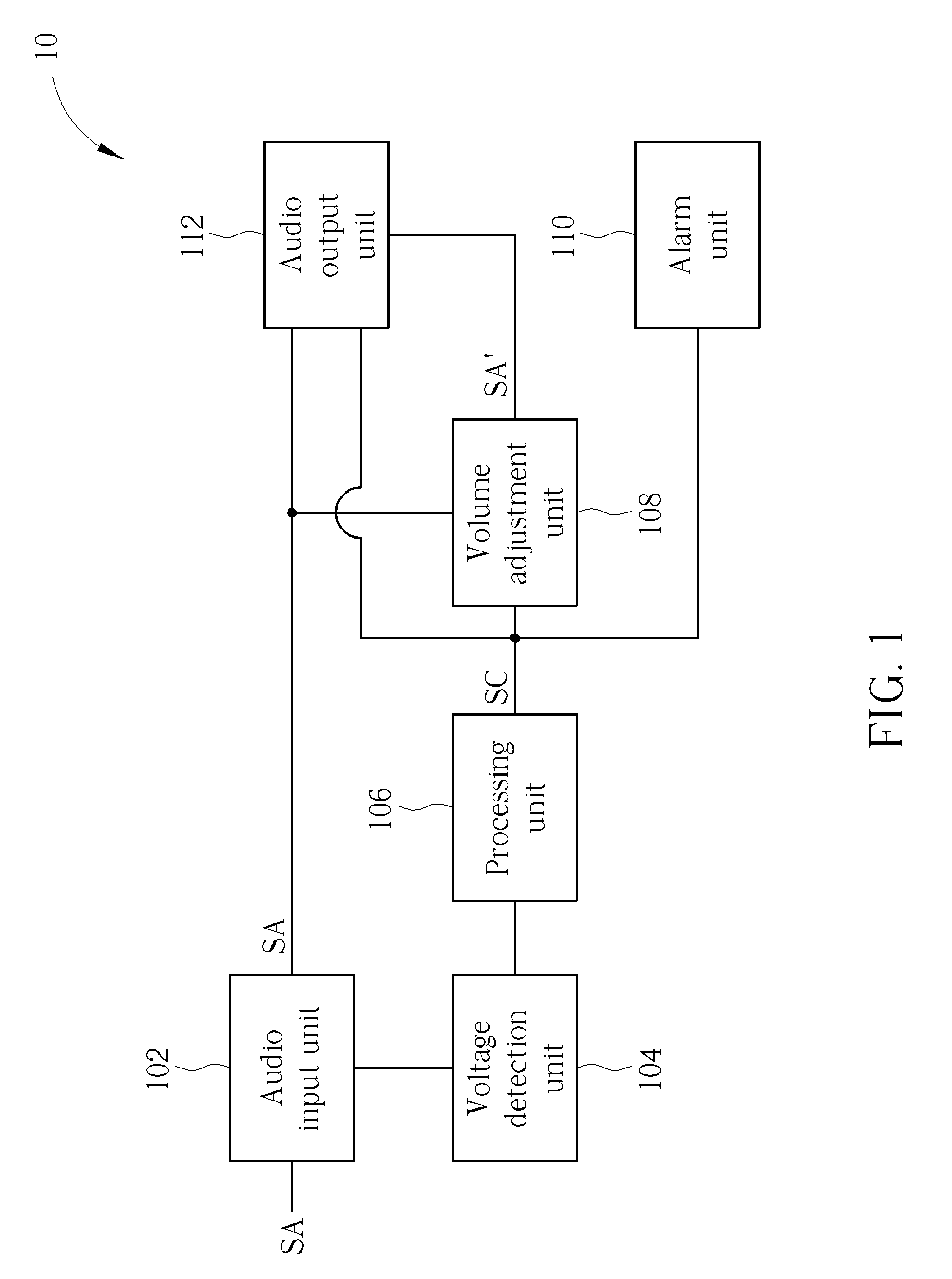 Audio output device and control method