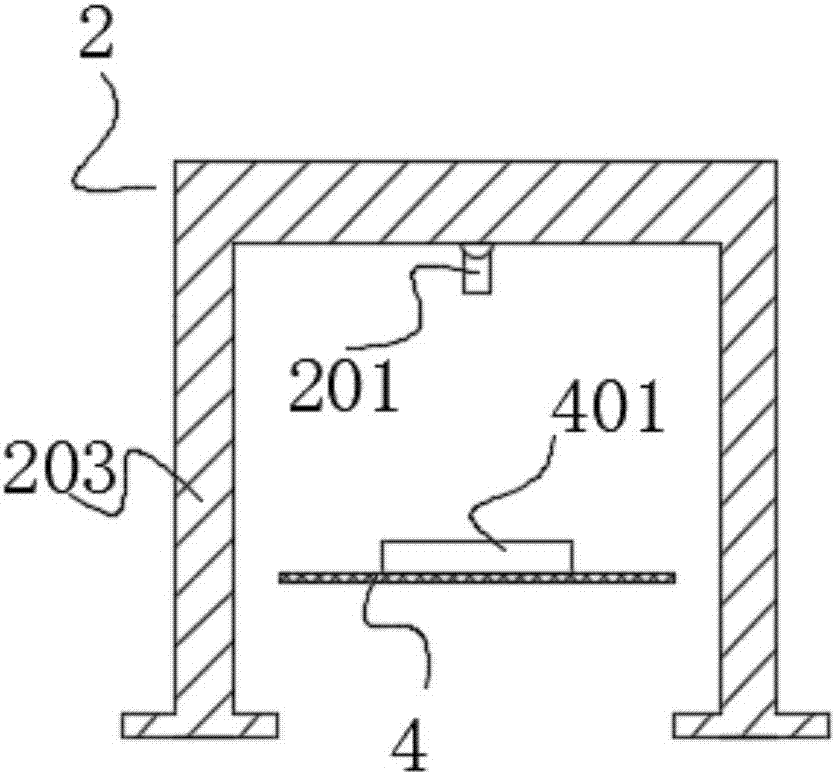 Food material slicing production line and slicing method thereof