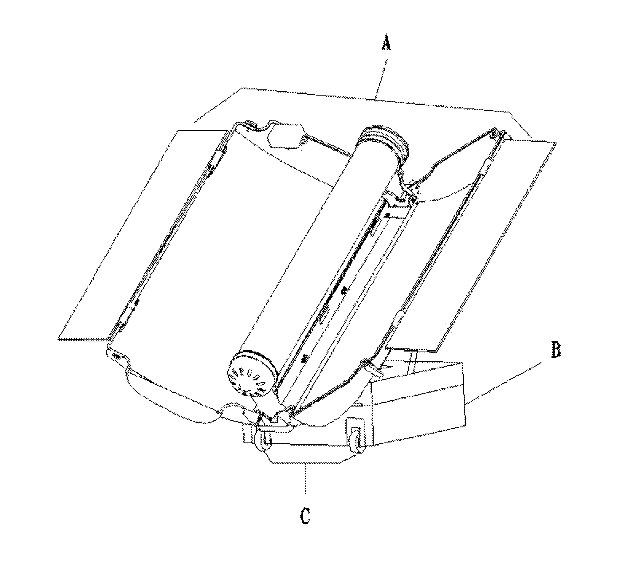 Portable solar cooker