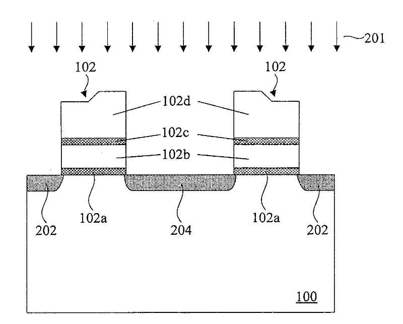 NOR type flash memory structure with highly doped drain region and manufacturing method thereof