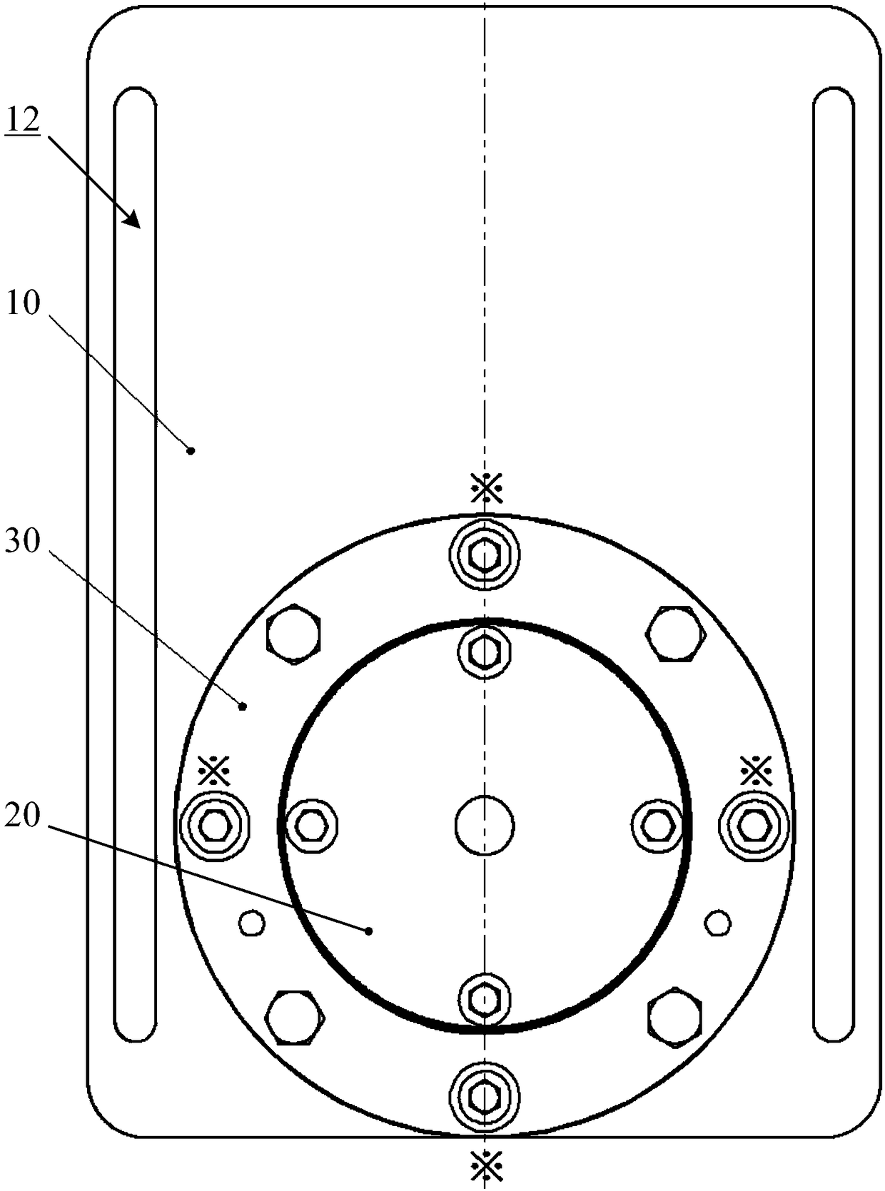 Safe replacement device for soil pressure sensor