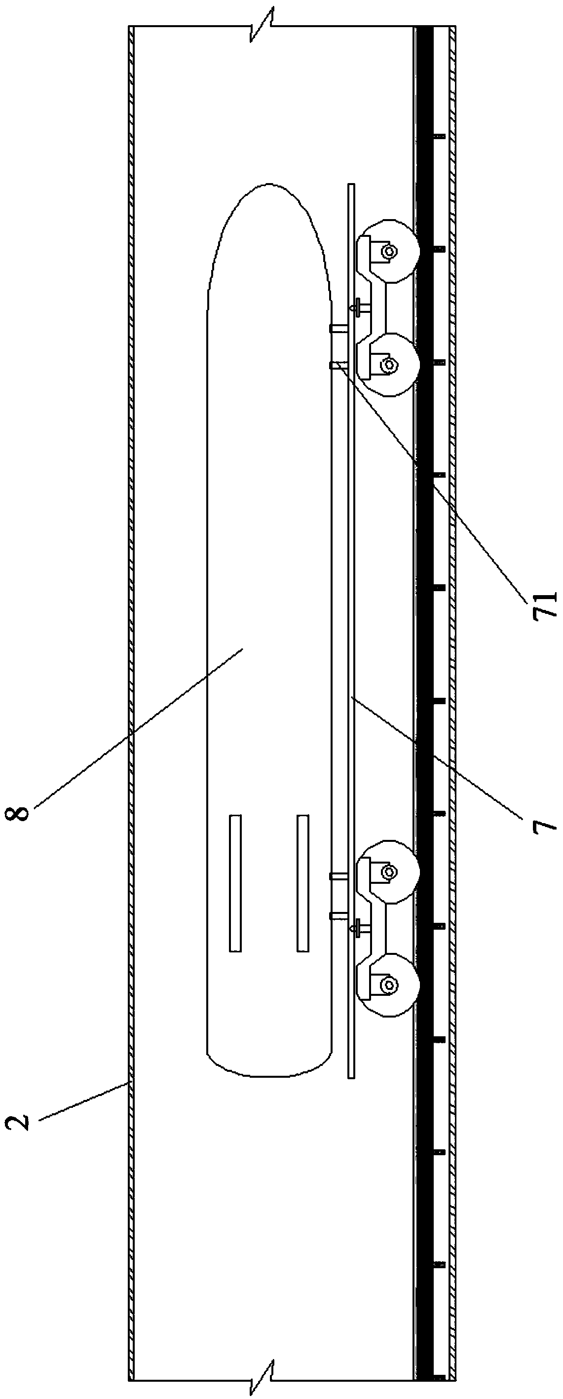 Seabed vacuum pipeline defense system