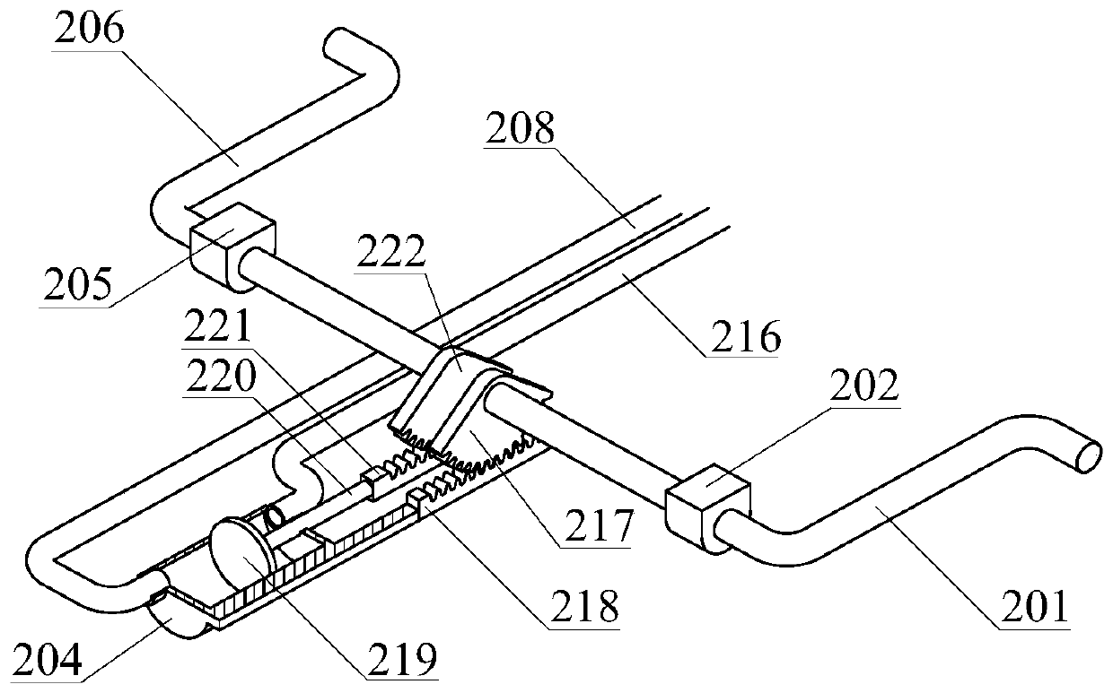 Horizontally-arranged hydraulic cylinder dynamic adjusting suspension