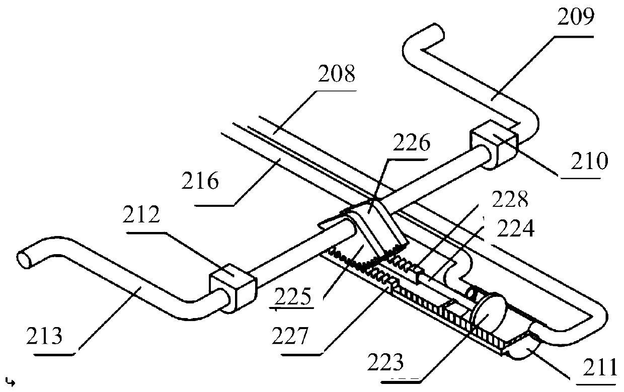 Horizontally-arranged hydraulic cylinder dynamic adjusting suspension