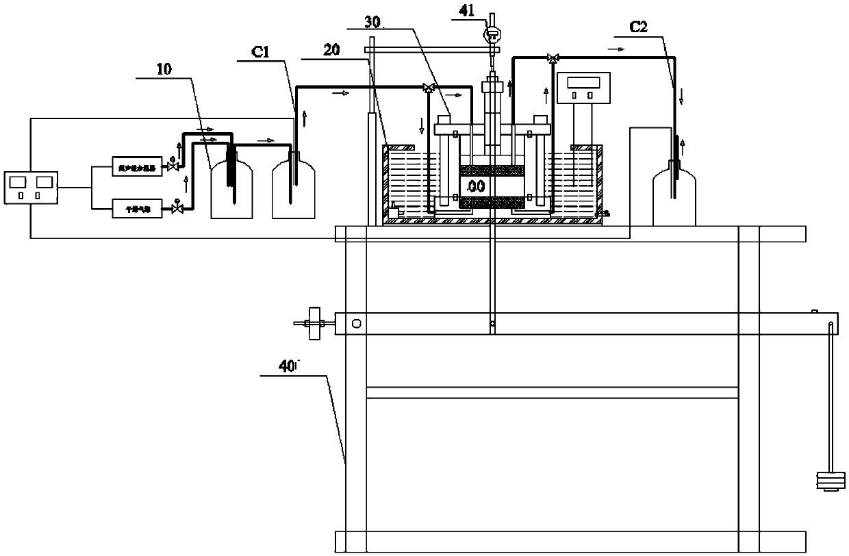 Temperature control-type high suction unsaturated soil consolidation apparatus