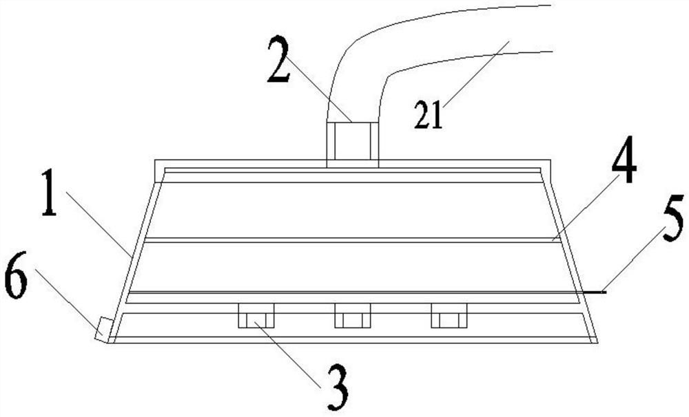 A lotus type ladle long nozzle oxygen burning device