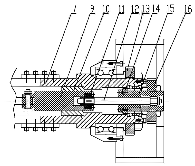 Bevel cutting device of plasma cutting machine